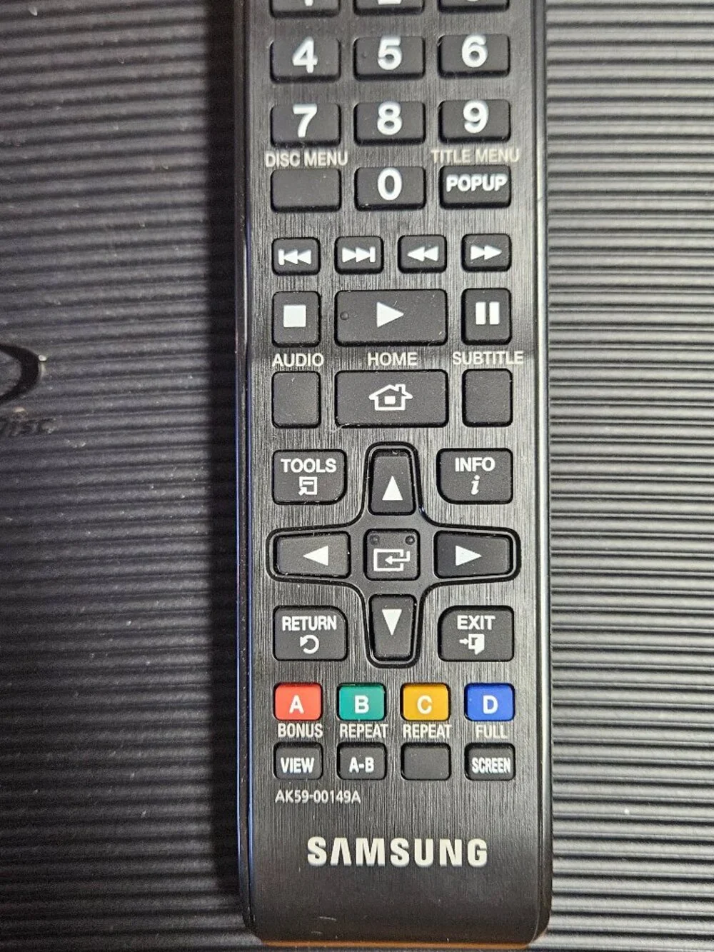 samsung BD-JM51 Smart Curved blu ray DVD player with remote control